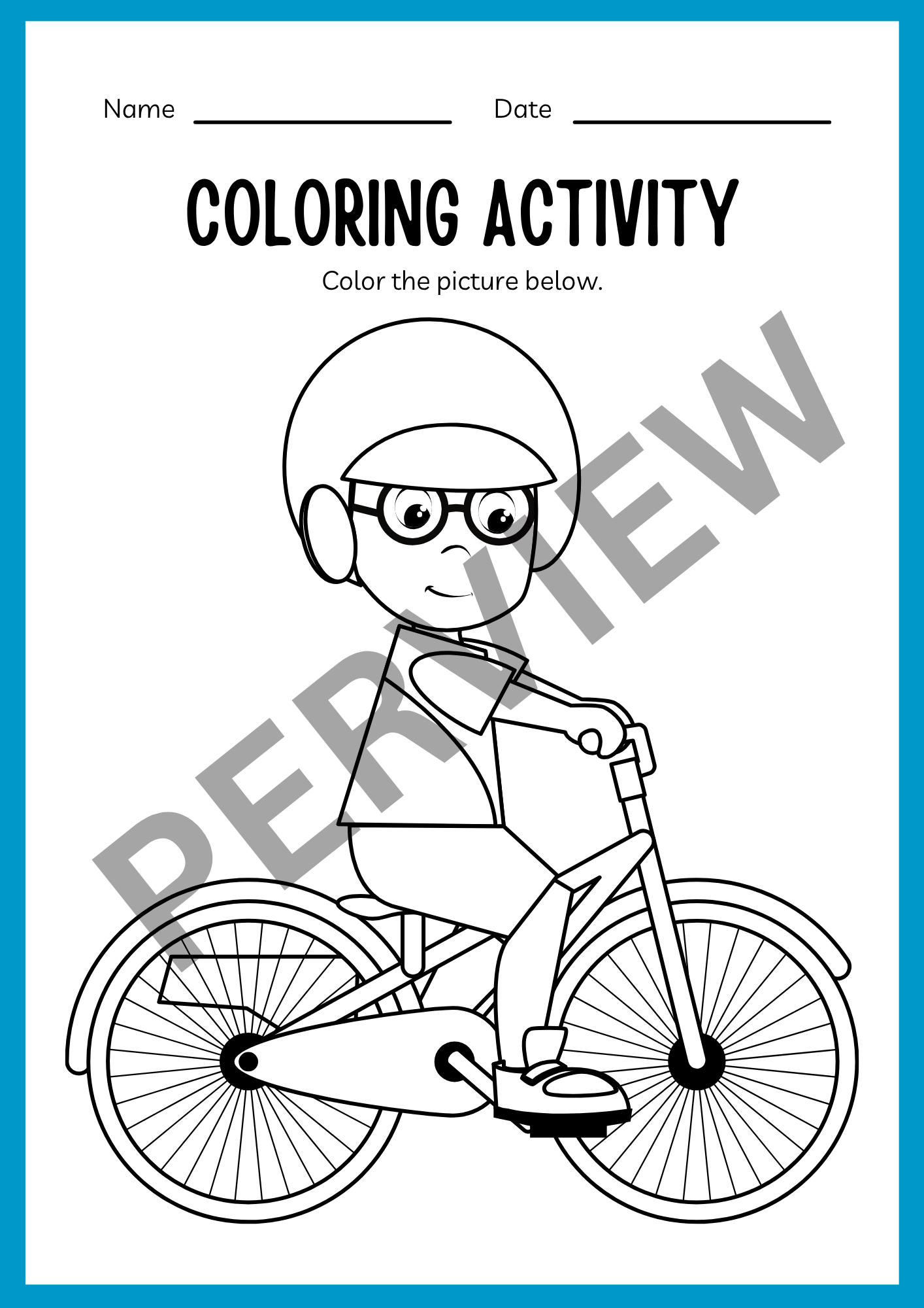 Transportation Activities for Kindergarten: Fun Coloring & Early Learning Worksheets for Preschool & EYFS