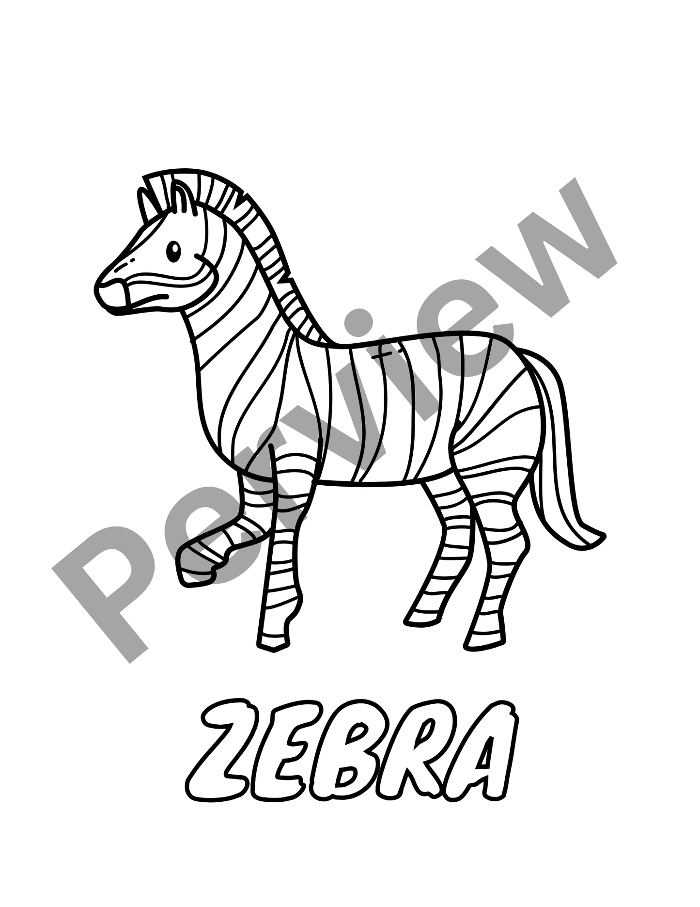 Animal Coloring Book for Kids | Printable Worksheets for Early Years, EYFS & Preschool | Fun Fine Motor Skill Activity