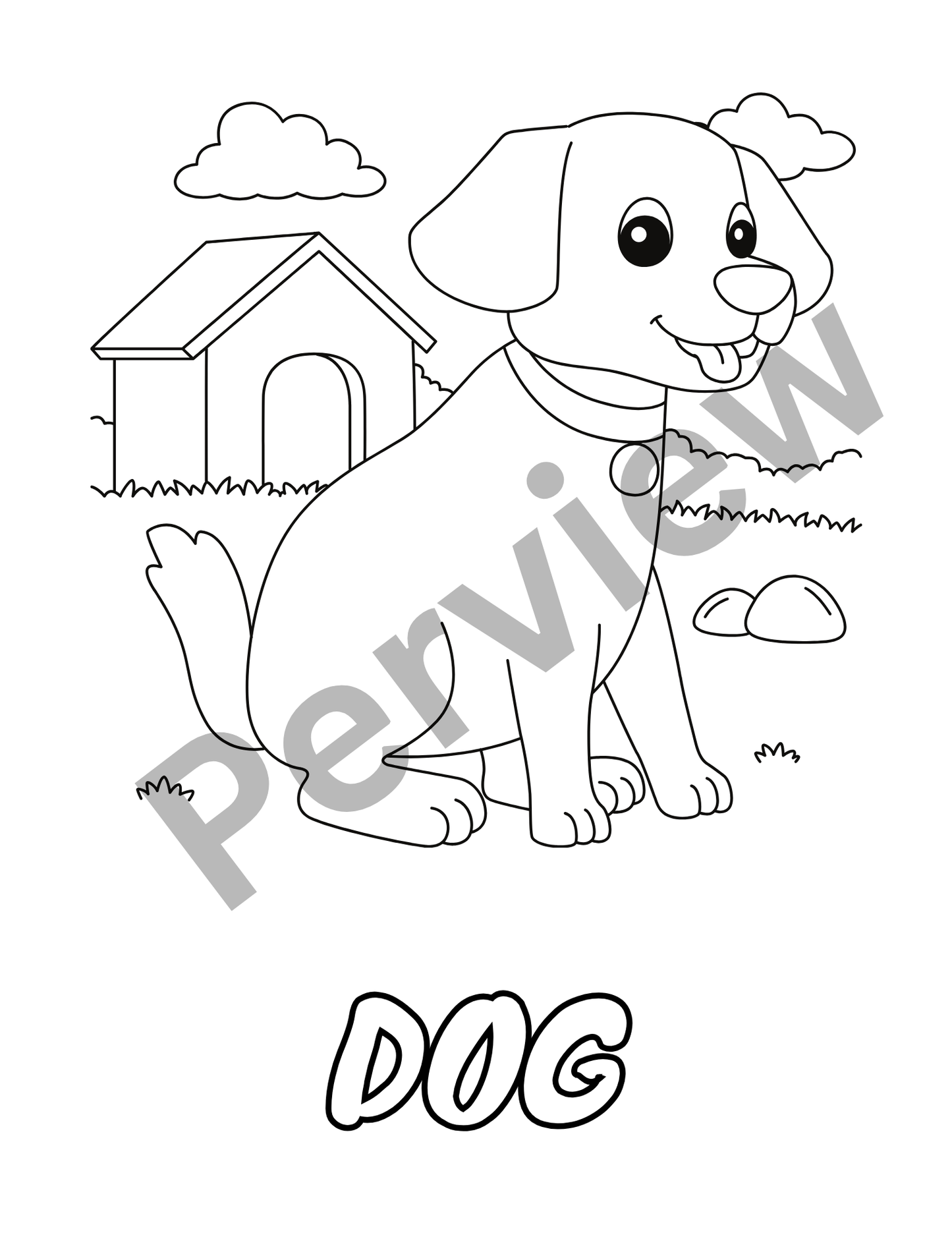Animal Coloring Book for Kids | Printable Worksheets for Early Years, EYFS & Preschool | Fun Fine Motor Skill Activity