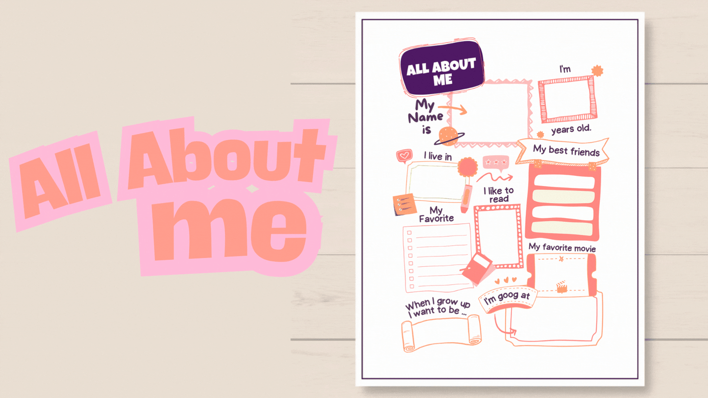 All About me:A Parent's Guide to Nurturing Self-Expression in Kids