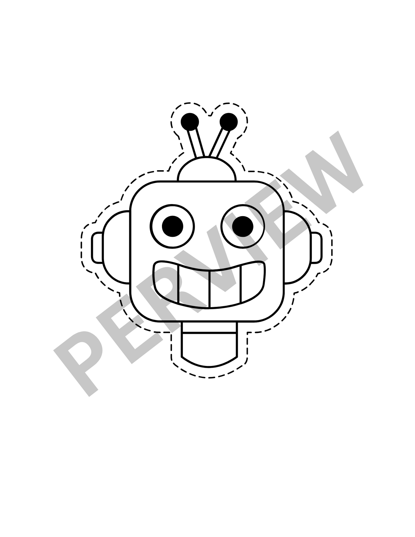 Printable Robot Paper Craft – Fun, Foldable STEM Creativity for Kids!