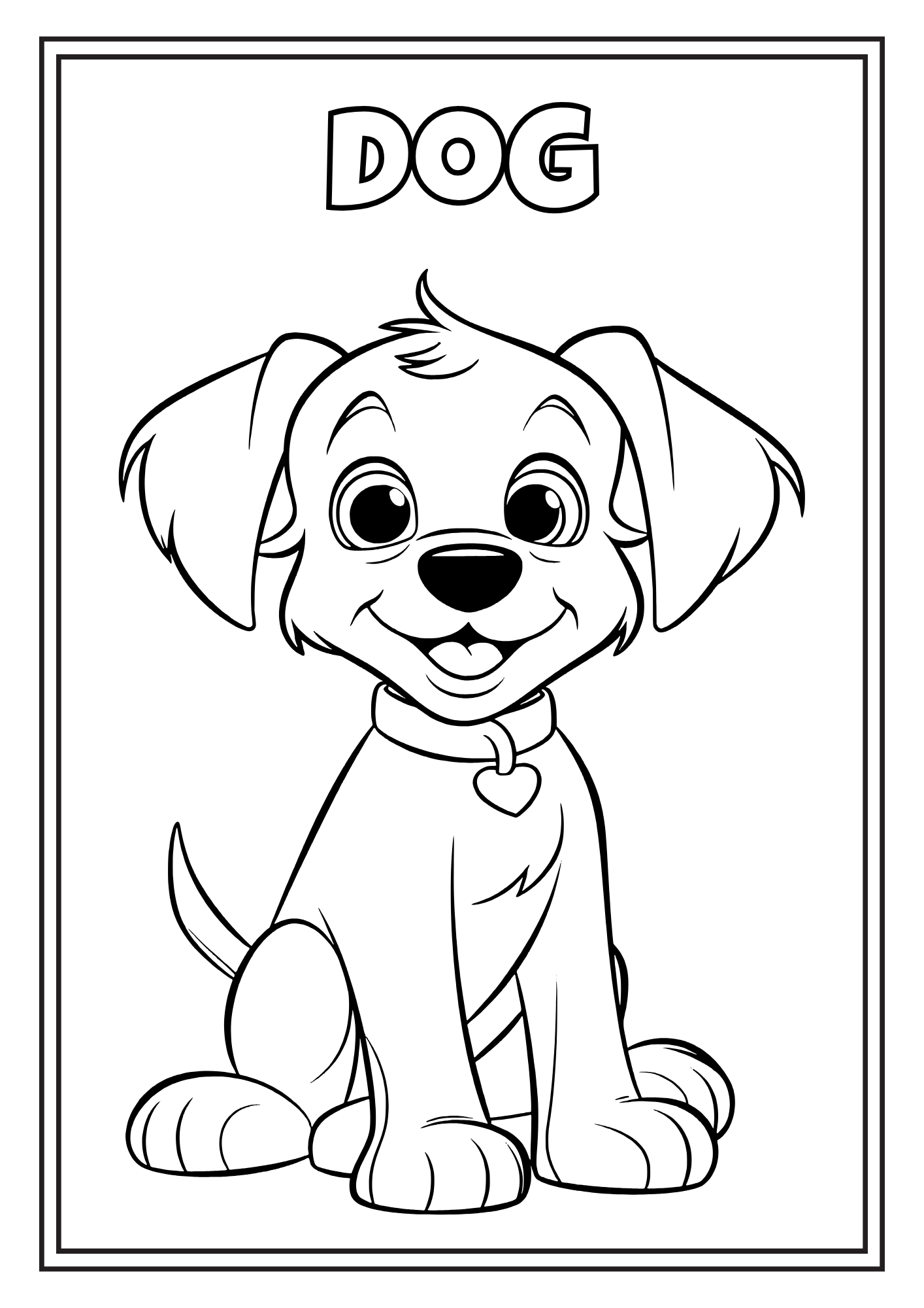 Baby Animal Coloring Worksheets in Grayscale with Writing Lines – Fun Early Learning Resource for Kids