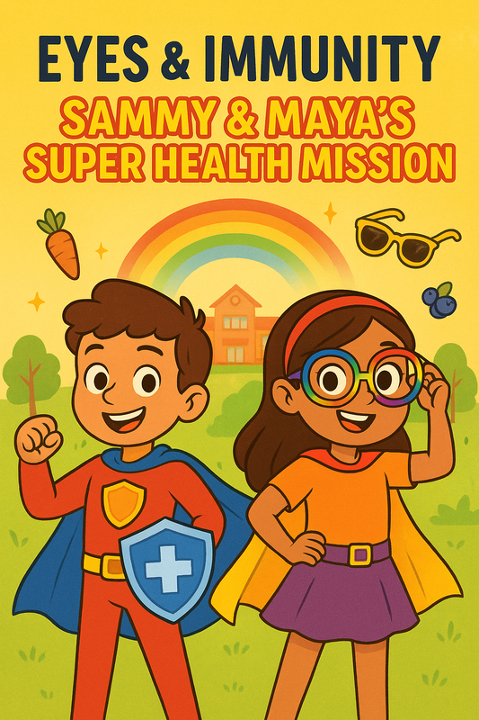 Eyes & Immunity: Sammy & Maya's Super Health Mission: Fun Adventures to Teach Kids About Healthy Habits and Strong Immunity